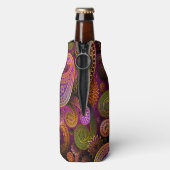 Paisley Paars Flesjeskoeler (Fles Achterkant)