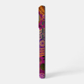 Paisley Paars iPhone 16 Hoesje (Linkerkant)