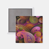 Paisley Paars Magneet (Voorkant / Achterkant)