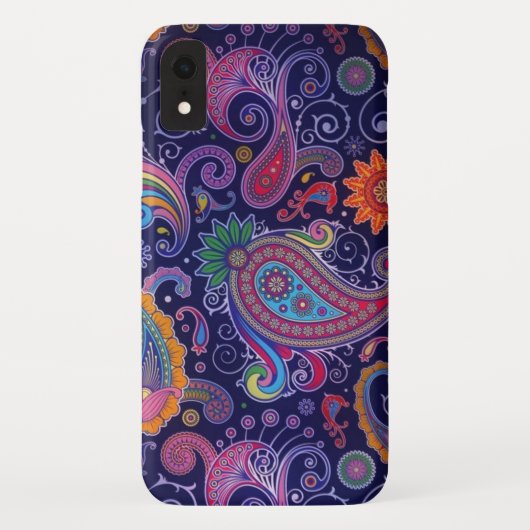Paisley Paars Pink Case-Mate iPhone Case (Achterkant)