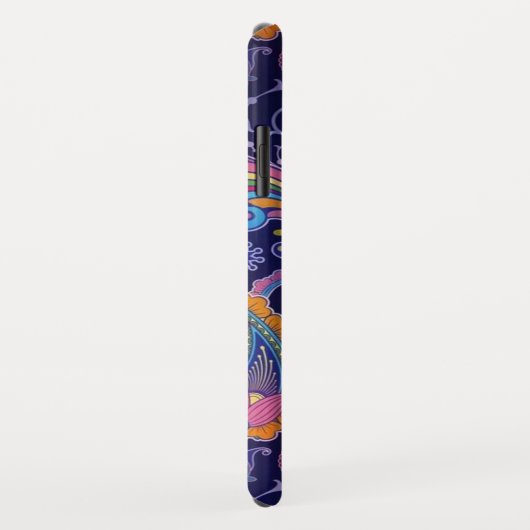 Paisley Paars Pink Case-Mate iPhone Case (Achterkant/rechts)