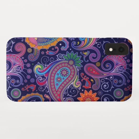 Paisley Paars Pink Case-Mate iPhone Case (Achterkant (horizontaal))