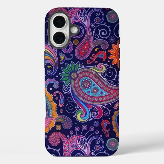 Paisley Paars Pink Case-Mate iPhone Case (Achterkant)