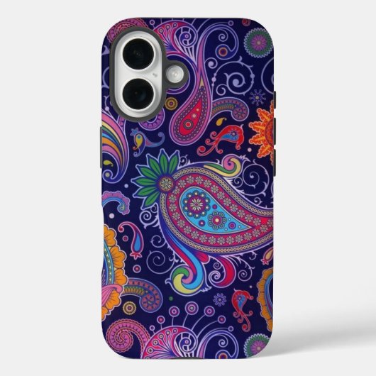 Paisley Paars Pink Case-Mate iPhone Case (Achterkant)