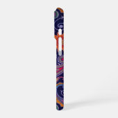 Paisley Paars Pink iPhone Hoesje (Linkerkant)