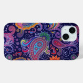 Paisley Paars roze Case-Mate iPhone Case (Achterkant (horizontaal))