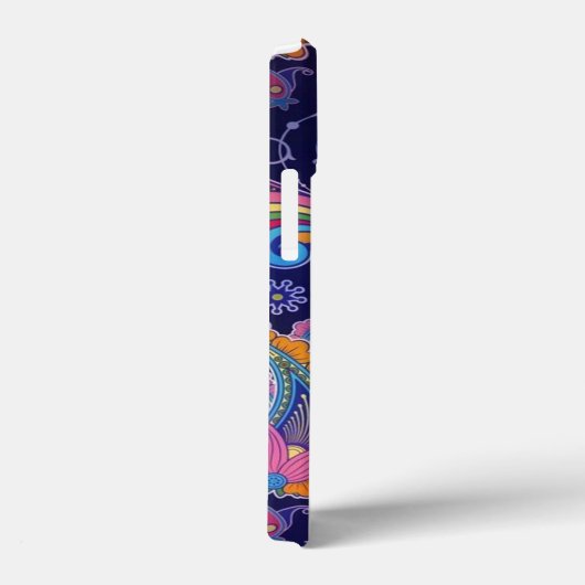 Paisley Paars roze Case-Mate iPhone Case (Achterkant / Rechts)