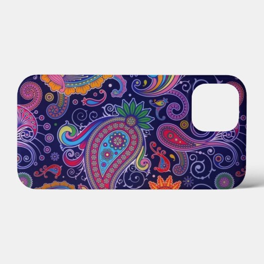 Paisley Paars roze Case-Mate iPhone Case (Achterkant (horizontaal))