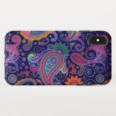 Paisley Paars Roze Case-Mate iPhone Case (Achterkant (horizontaal))
