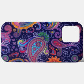 Paisley Paars roze Case-Mate iPhone Case (Achterkant (horizontaal))