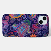 Paisley Paars roze Case-Mate iPhone Case (Achterkant (horizontaal))