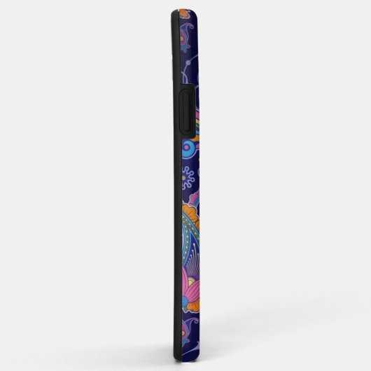 Paisley Paars roze Case-Mate iPhone Case (Achterkant/rechts)