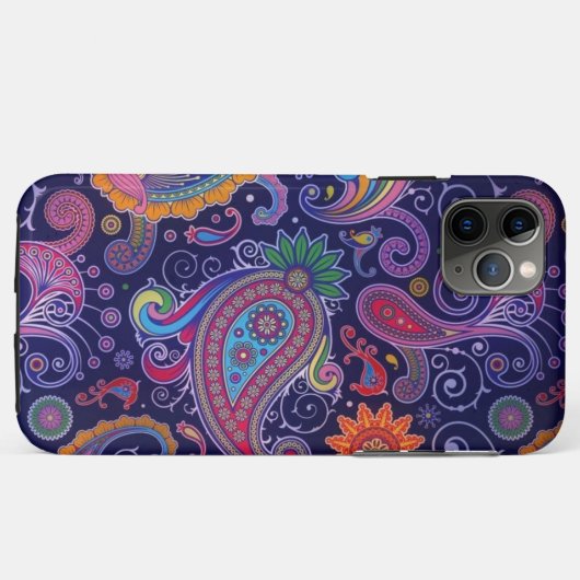 Paisley Paars roze Case-Mate iPhone Case (Achterkant (horizontaal))