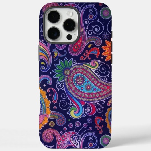 Paisley Paars Roze Case-Mate iPhone Case (Achterkant)