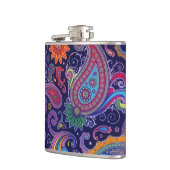Paisley Paars roze Heupfles (Links)
