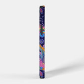 Paisley paars roze iPhone hoesje (Rechterkant)