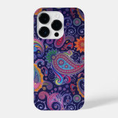 Paisley Paars roze iPhone Hoesje (Achterkant)