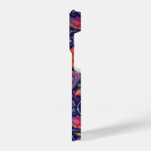 Paisley Paars roze iPhone Hoesje (Linkerkant)