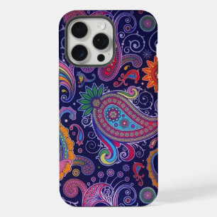 Paisley Paars roze iPhone 15 Pro Max Case