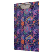 Paisley Paars roze Klembord (Links)