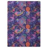Paisley Paars roze Klembord (Achterkant)