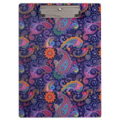 Paisley Paars roze Klembord (Voorkant)