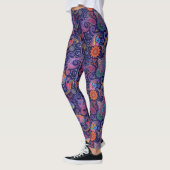 Paisley Paars roze Leggings (Links)