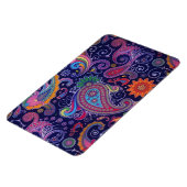 Paisley Paars roze Magneet (Linkerzijde)