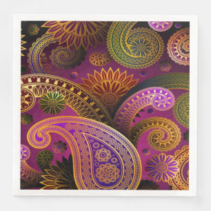 Paisley Paars Servetten