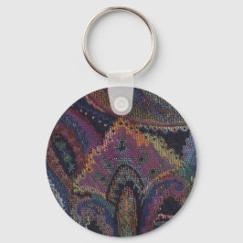 Paisley Paars Sleutelhanger