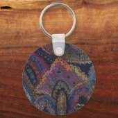 Paisley Paars Sleutelhanger (Voorkant)