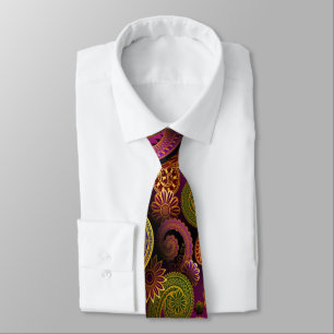 Paisley Paars Stropdas