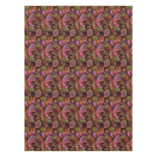 Paisley Paars Tafelkleed (Voorkant)