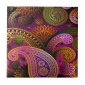 Paisley Paars Tegeltje (Voorkant)