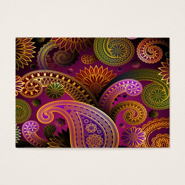 Paisley Paars Visitekaartje (Voorkant)