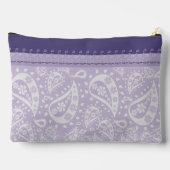 Paisley Paarse en Lila gepersonaliseerde Etui (Achterkant)