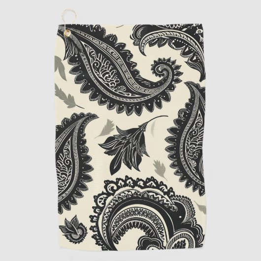 Paisley Palaces Golfhanddoek (Voorkant)