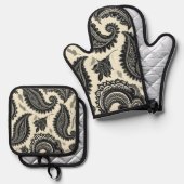 Paisley Palaces Ovenwant & Pannenlap Set (Voorkant / Achterkant)