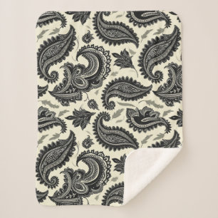 Paisley Paleizen Sherpa Deken