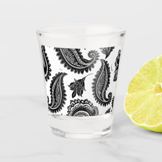 Paisley Paleizen Shot Glas (Voorkant)