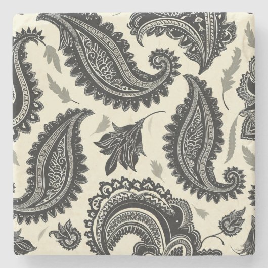 Paisley Paleizen Stenen Onderzetter (Voorkant)