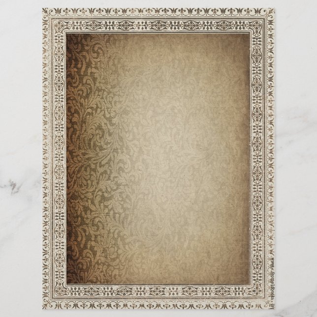  Paisley Paper Letterhead (Voorkant)