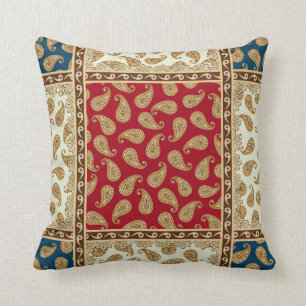 Paisley Party Two Styles Front of Back Kussen