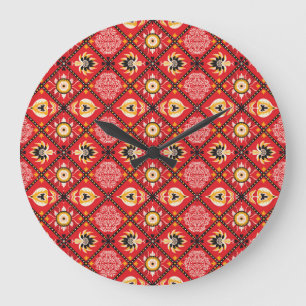 Paisley Passion - Aziatische Zijde Sensatie! Grote Klok