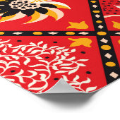 Paisley Passion - Aziatische Zijde Sensatie! Poster (Hoek)