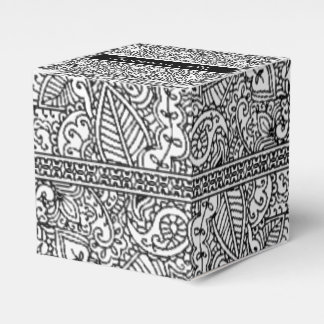 Paisley Passion - Black (Henna) Bedankdoosjes