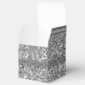 Paisley Passion - Black (Henna) Bedankdoosjes (Geopend)