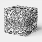 Paisley Passion - Black (Henna) Bedankdoosjes (Achterkant)