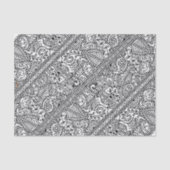 Paisley Passion - Black (Henna) Tissuepapier (Voorkant)