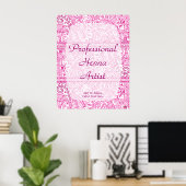 Paisley Passion - Roze (Henna) Poster (Thuiskantoor)